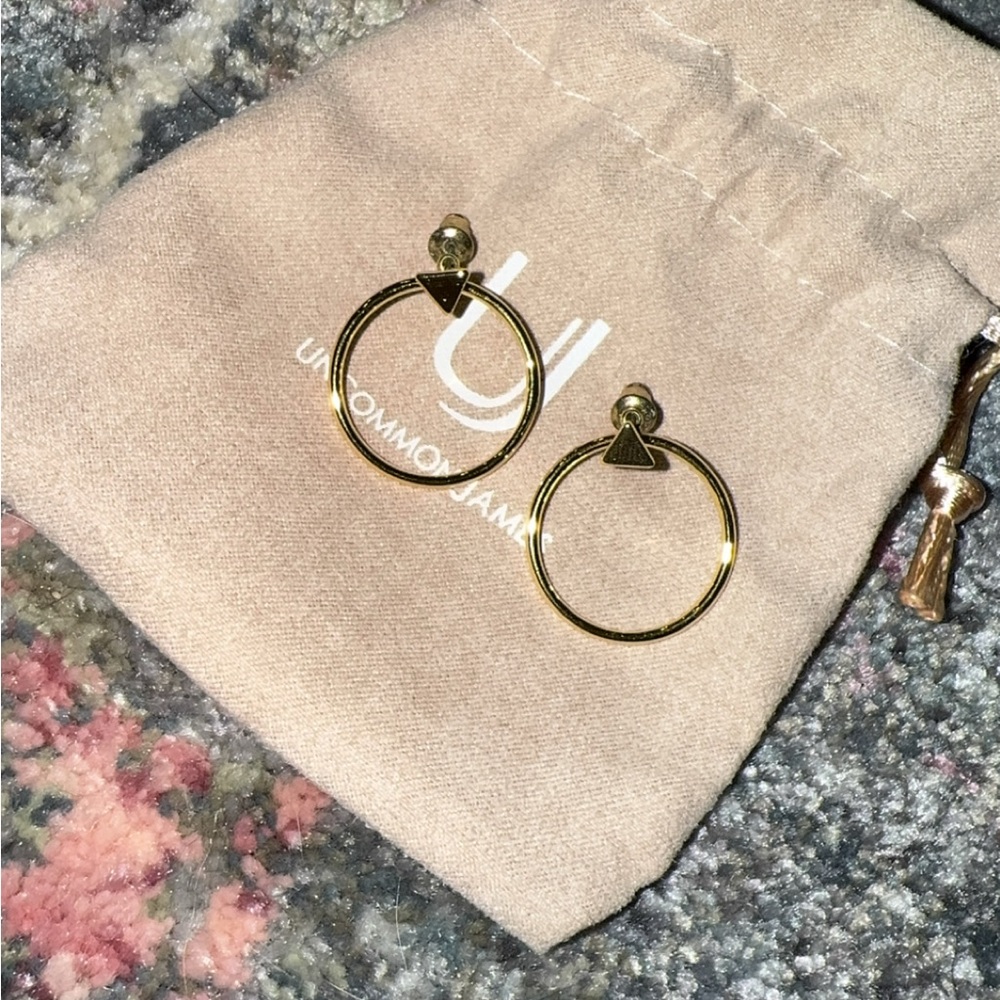 Uncommon James Gold Circle Earrings